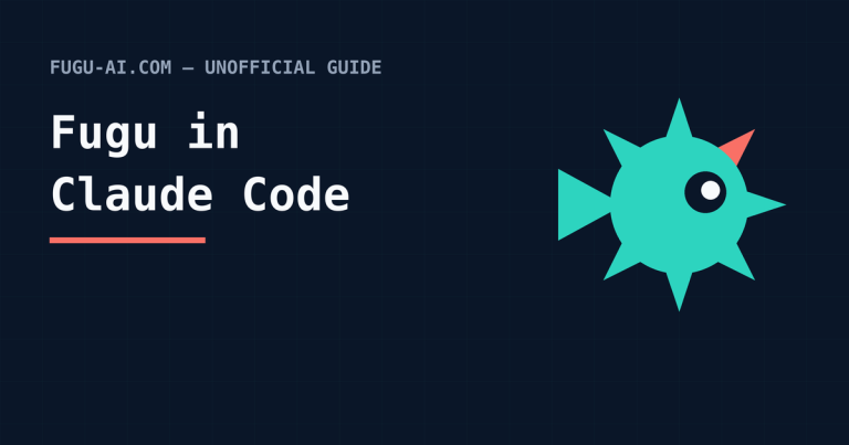 install claude code — unofficial Fugu guide cover
