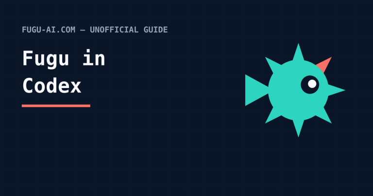 install codex — unofficial Fugu guide cover