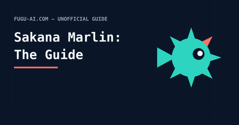 sakana marlin — unofficial guide cover